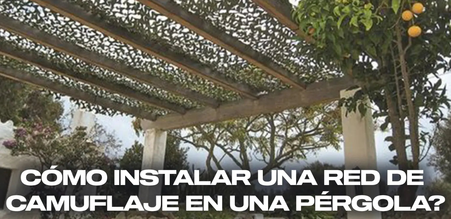 cómo-instalar-red-camuflaje-en-pérgola