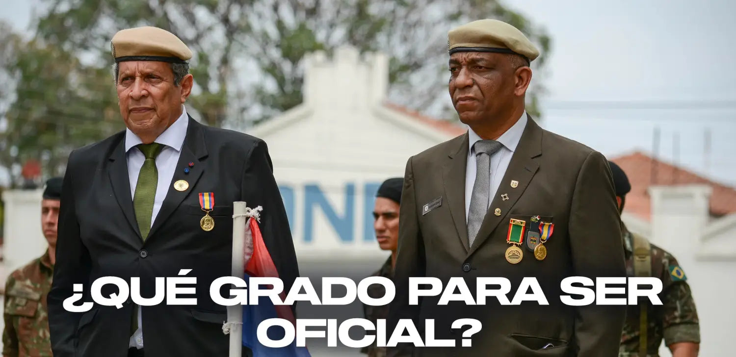 qué-grado-para-ser-oficial