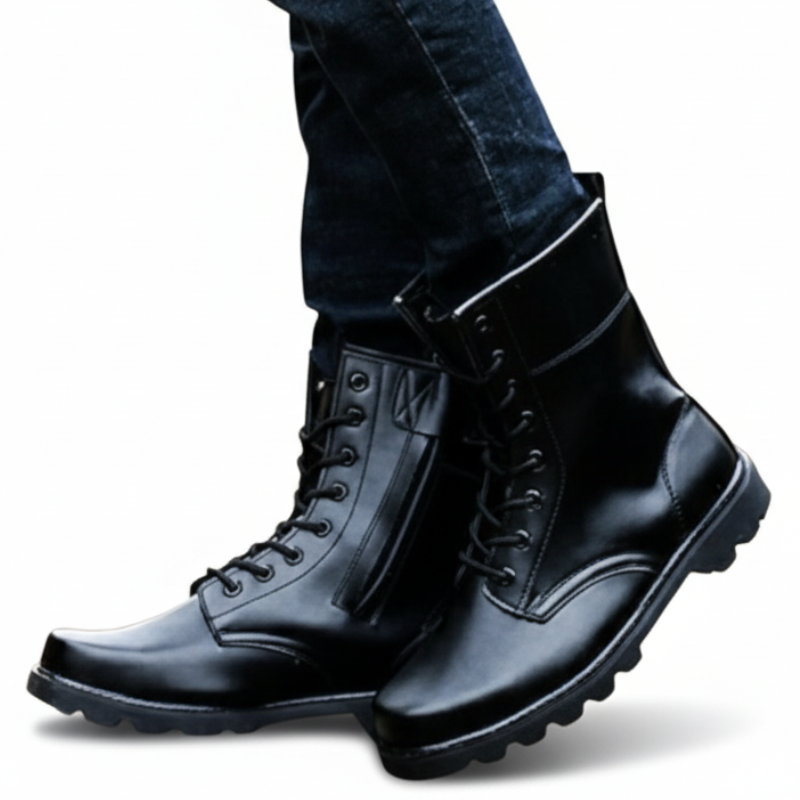 Botas Militares de Cuero