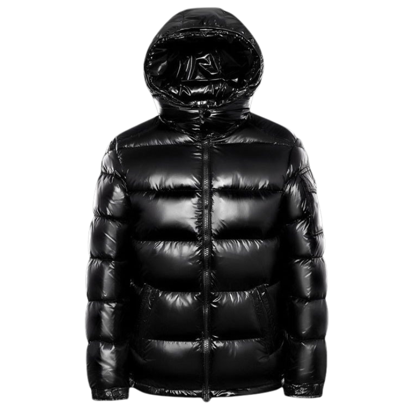 Chaqueta Plumas Brillante Hombre