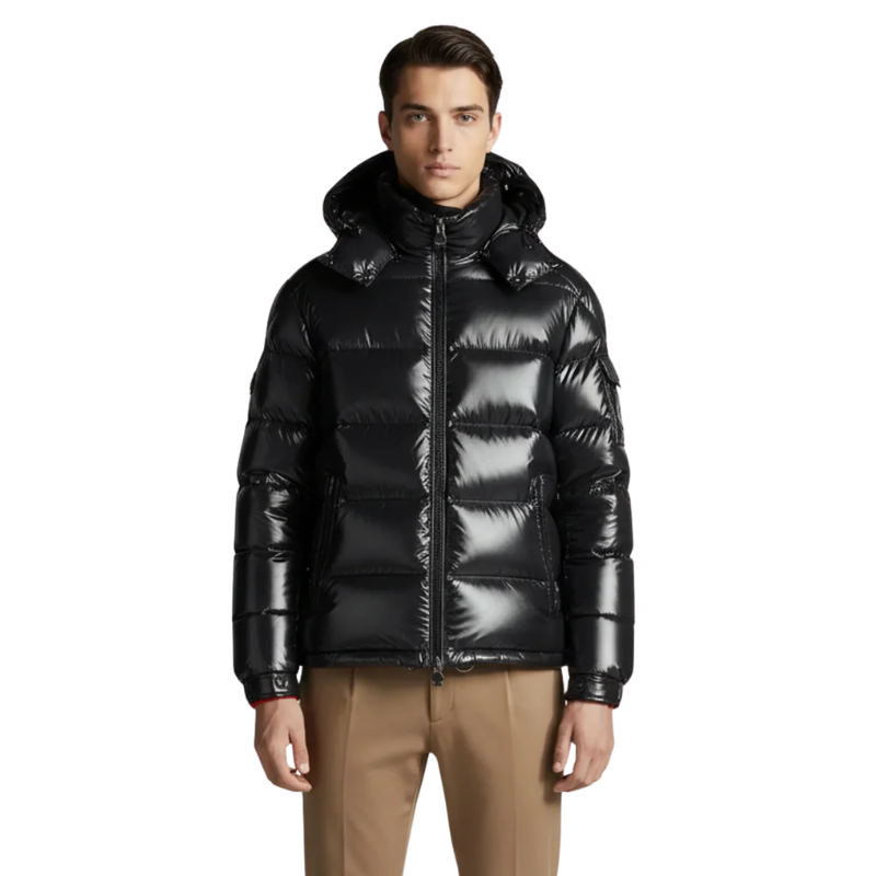 Chaqueta Plumas Brillante Hombre