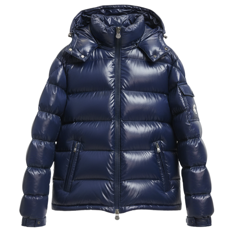 Chaqueta Plumas Brillante Hombre