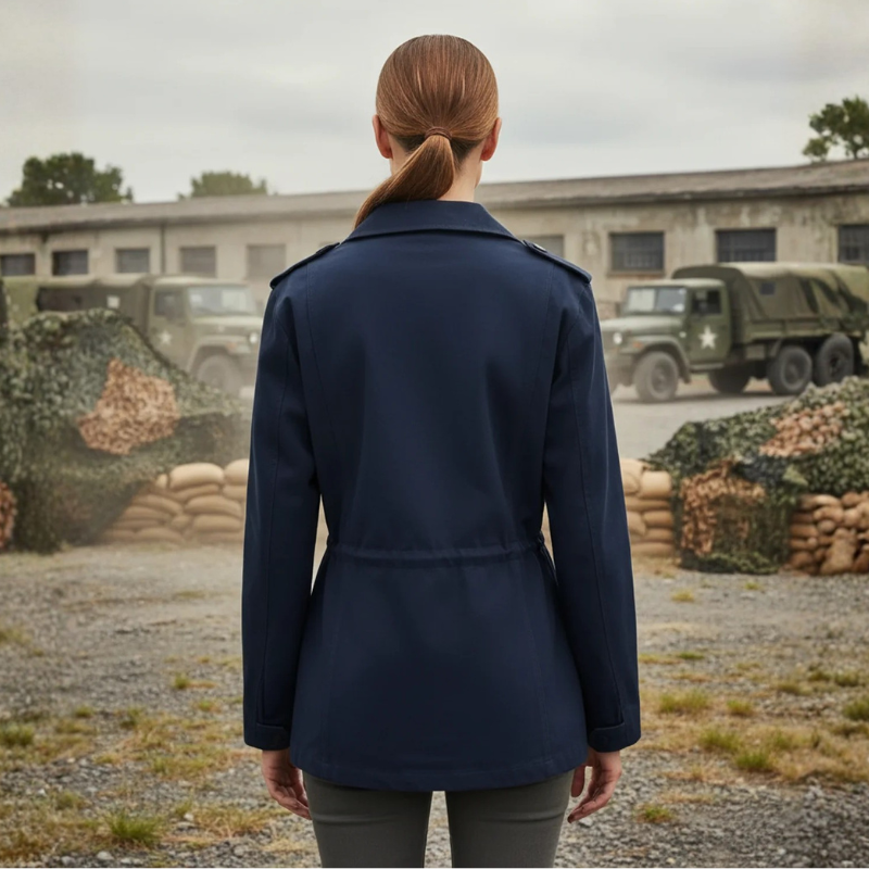 Chaqueta Estilo Militar Mujer
