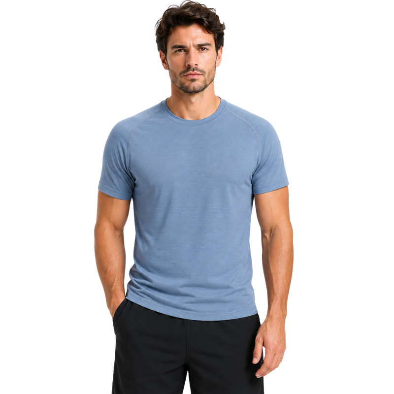 Camiseta montaña mezcla lana merino