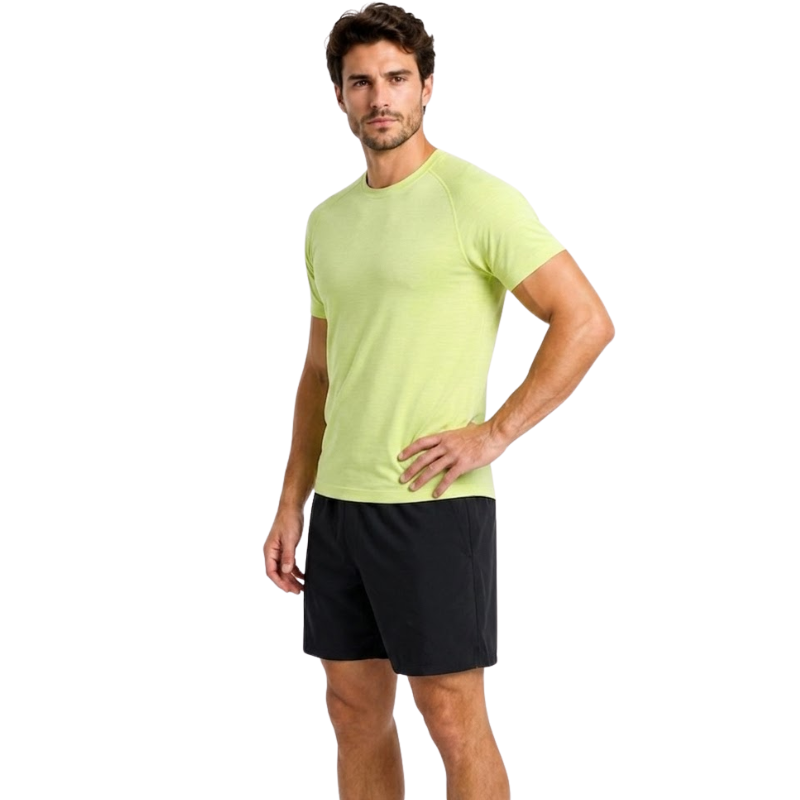 Camiseta montaña mezcla lana merino