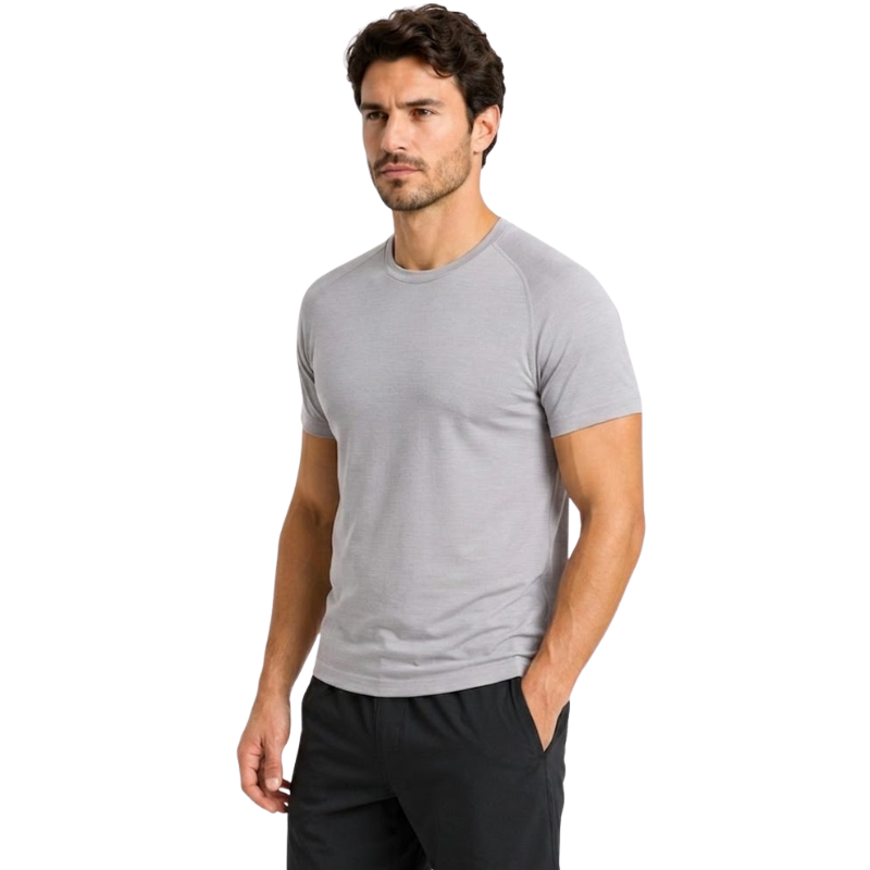 Camiseta montaña mezcla lana merino