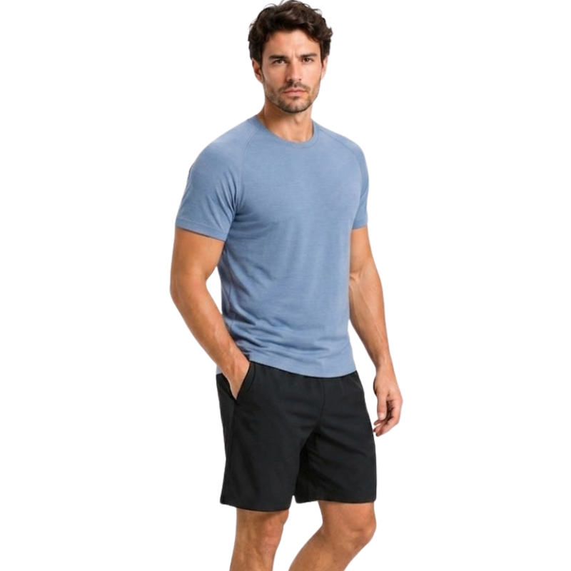 Camiseta montaña mezcla lana merino