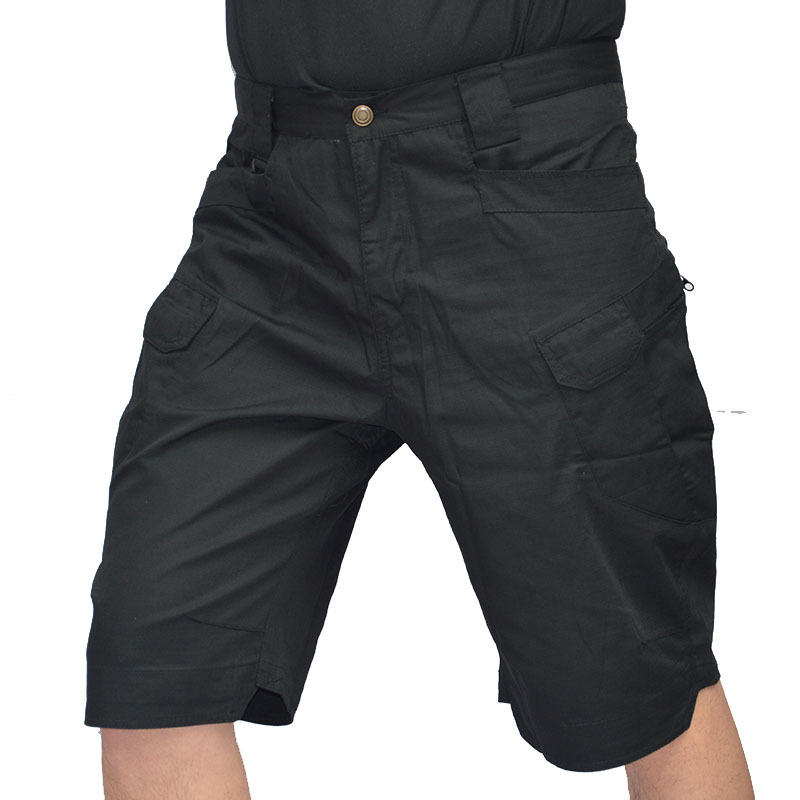 Pantalones Cargo Cortos Negros