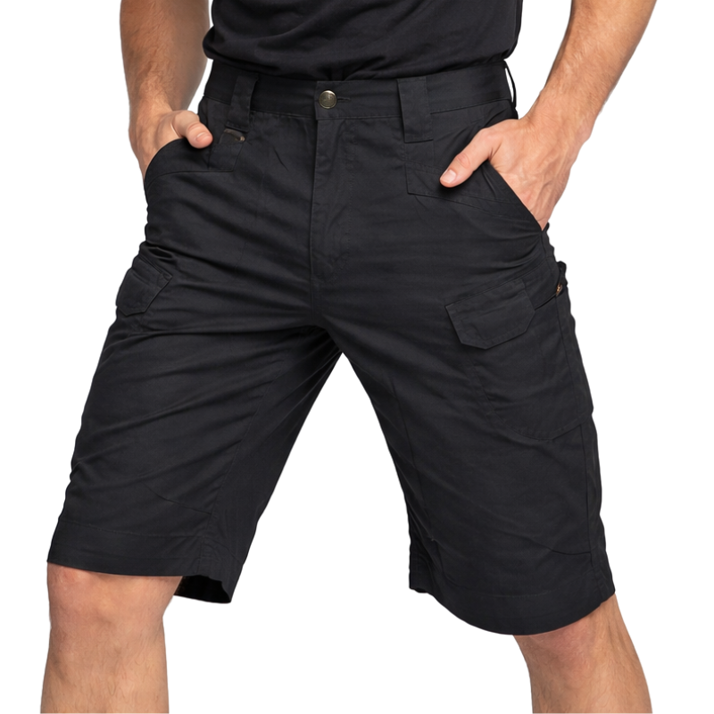 Pantalones Cargo Cortos Negros