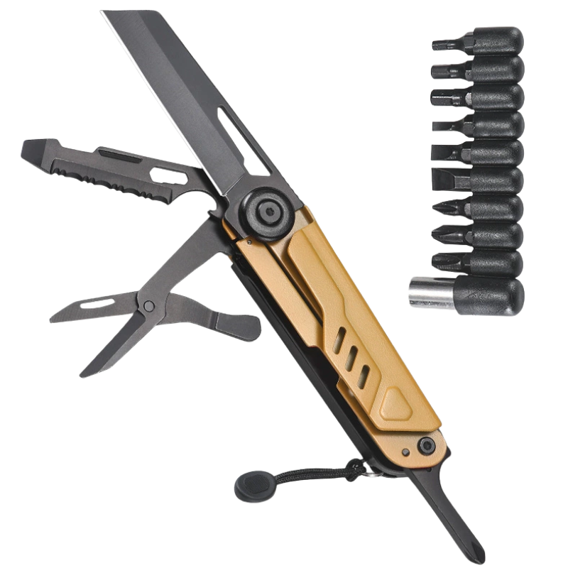 Navaja multiusos con pedernal