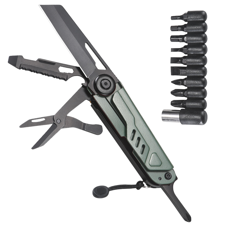Navaja multiusos con pedernal