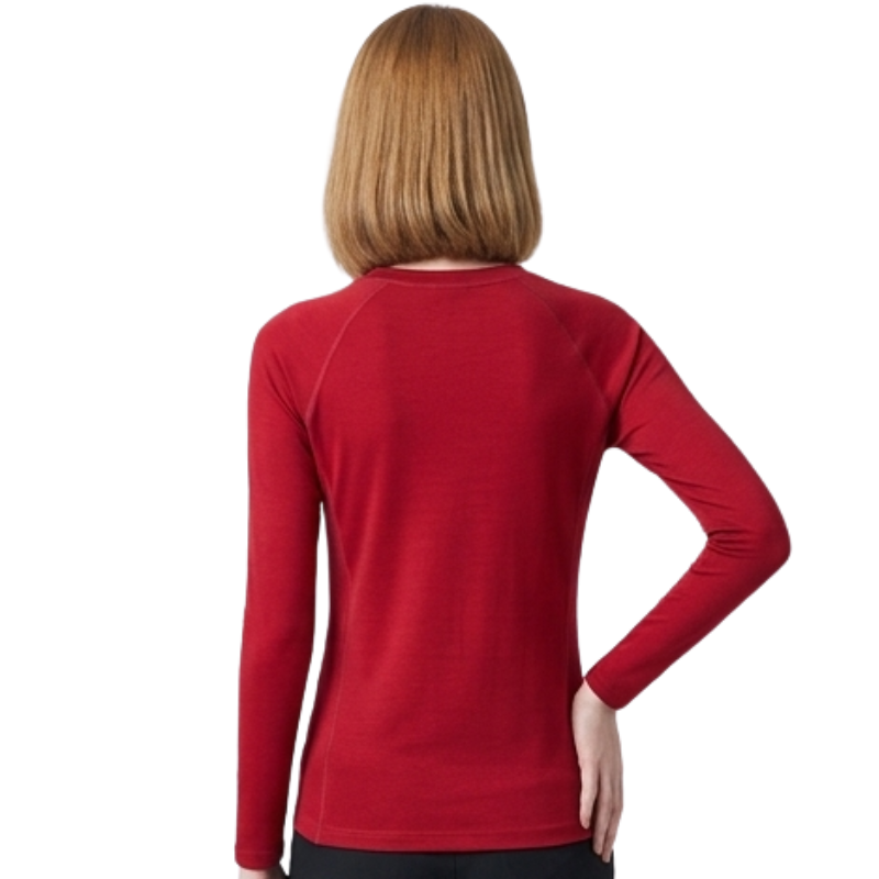 Camiseta manga larga lana merino mujer