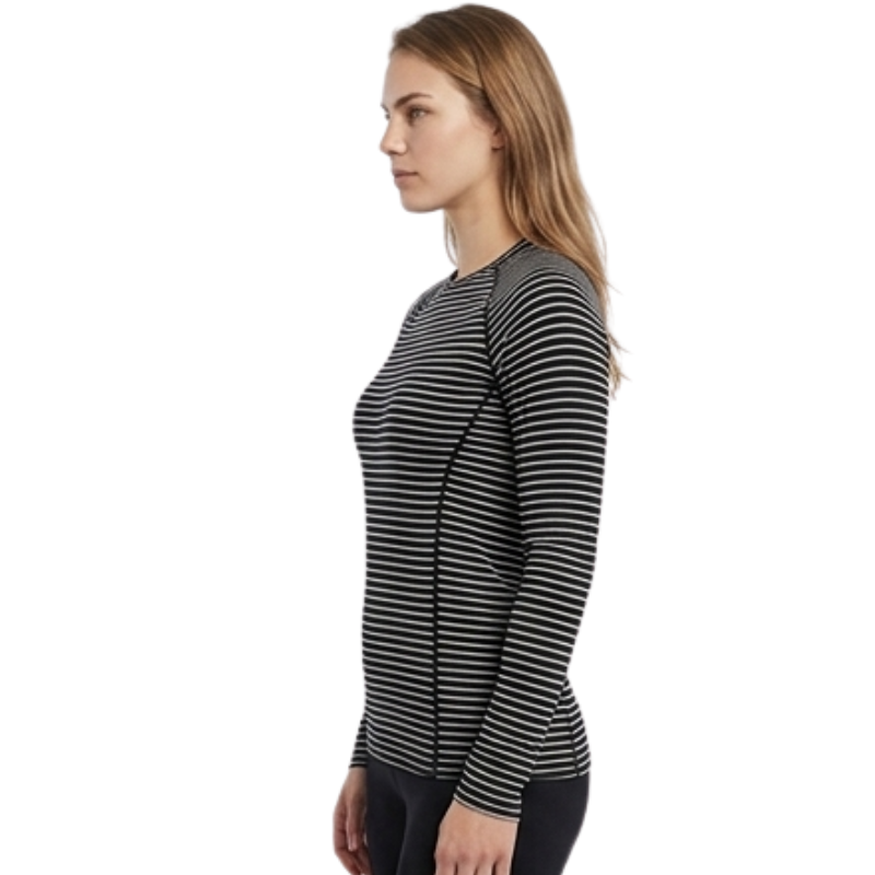 Camiseta manga larga lana merino mujer