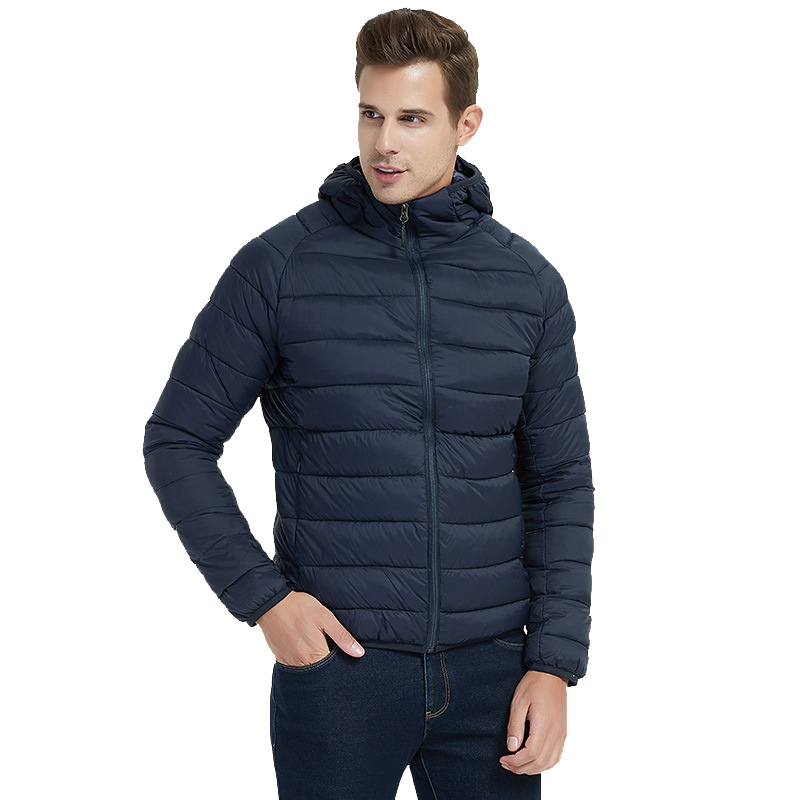 Chaqueta plumas hombre ligera