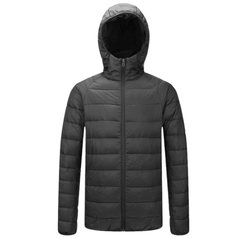 Chaqueta plumas hombre ligera