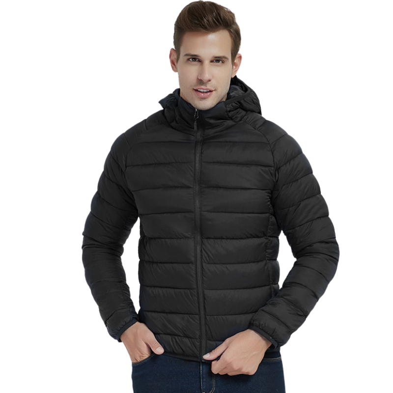 Chaqueta plumas hombre ligera