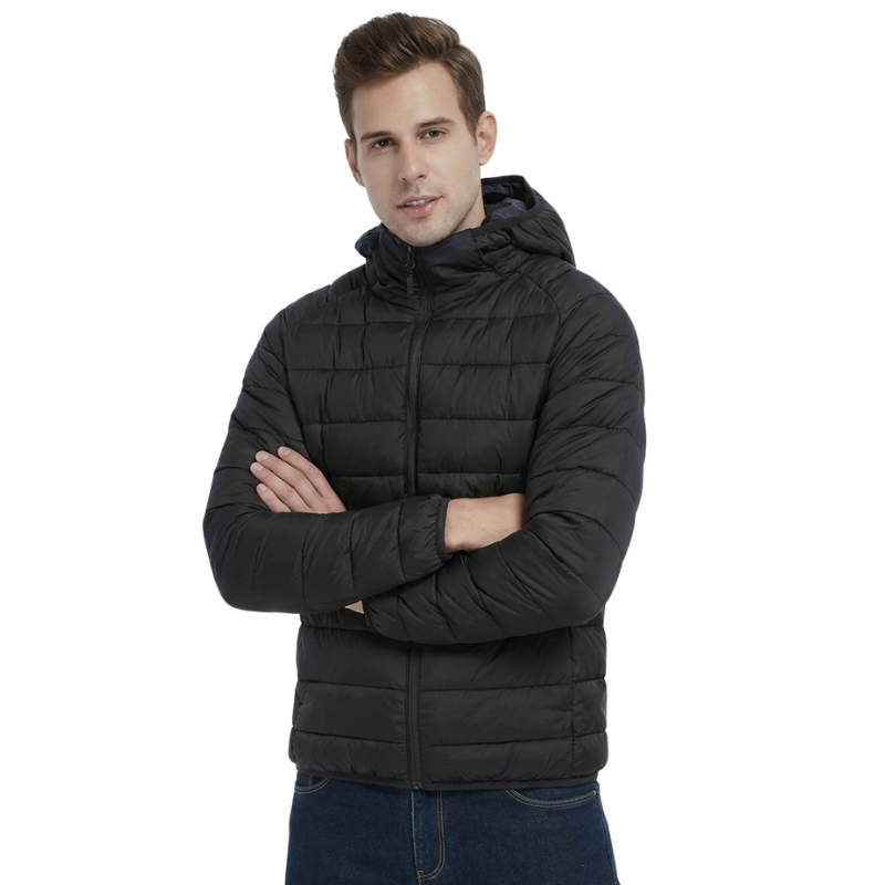 Chaqueta plumas hombre ligera