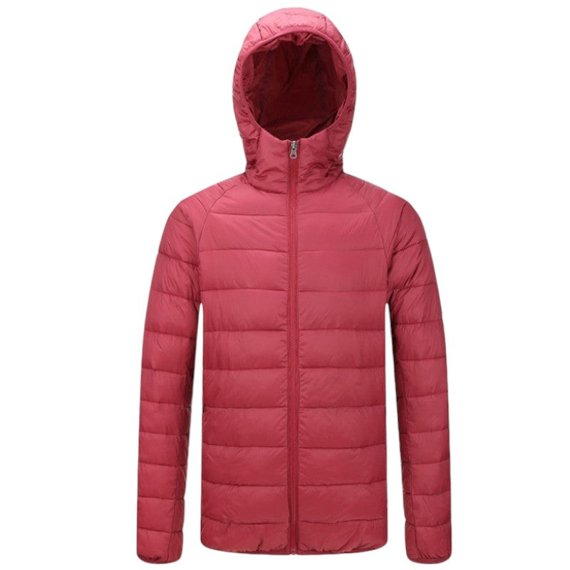 Chaqueta plumas hombre ligera