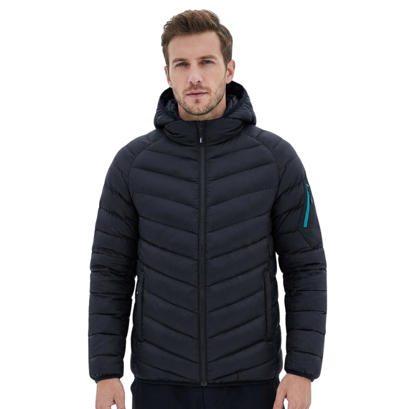 Chaqueta hombre plumas montaña