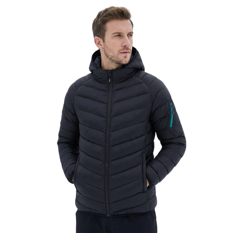 Chaqueta hombre plumas montaña
