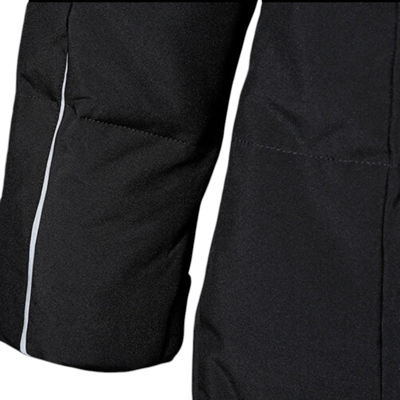 Chaqueta larga plumas hombre