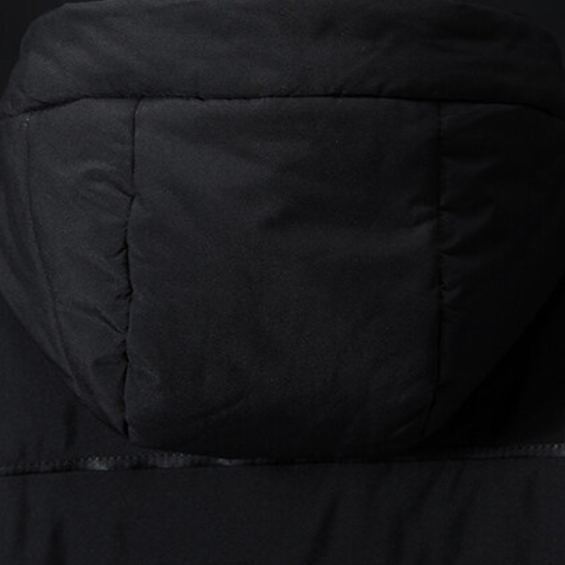 Chaqueta larga plumas hombre