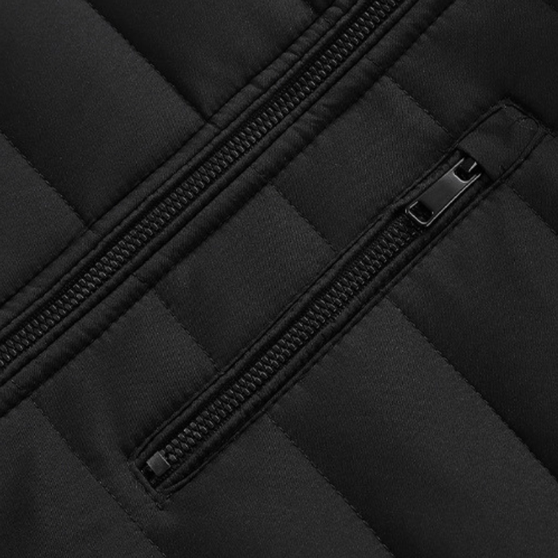 Chaqueta plumas hombre forrada pelo