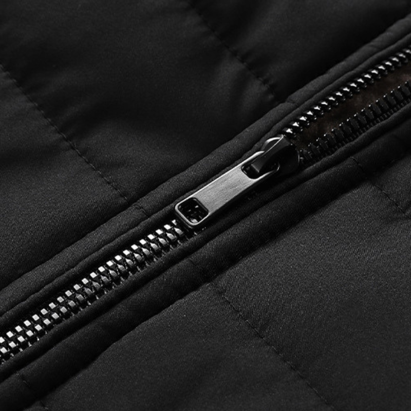 Chaqueta plumas hombre forrada pelo