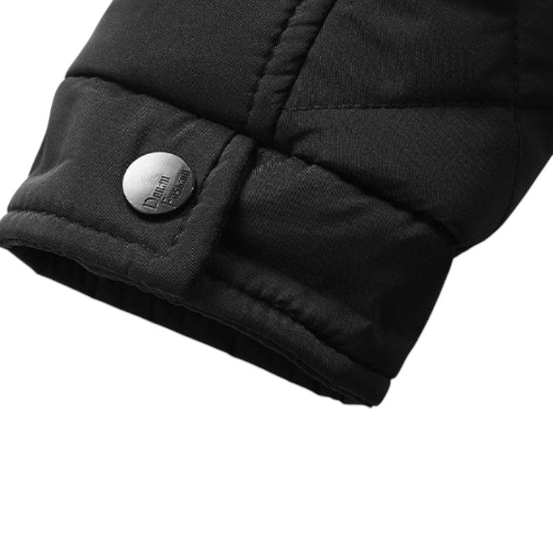 Chaqueta plumas hombre forrada pelo
