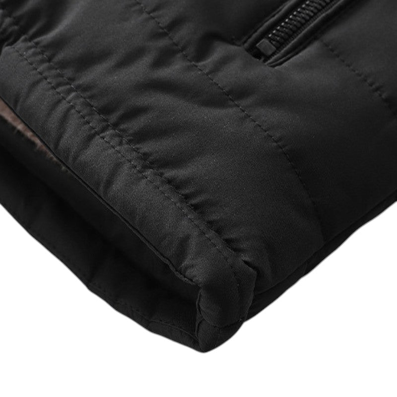 Chaqueta plumas hombre forrada pelo