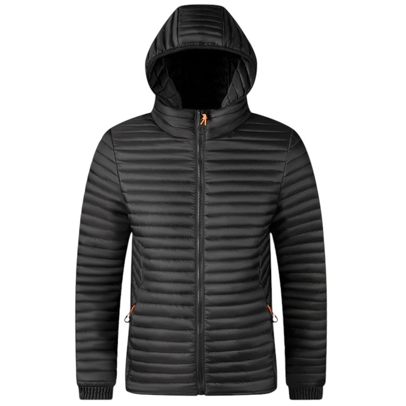 Chaqueta abrigada plumas hombre