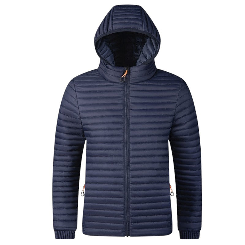 Chaqueta abrigada plumas hombre