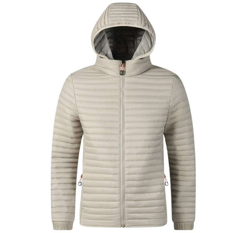 Chaqueta abrigada plumas hombre