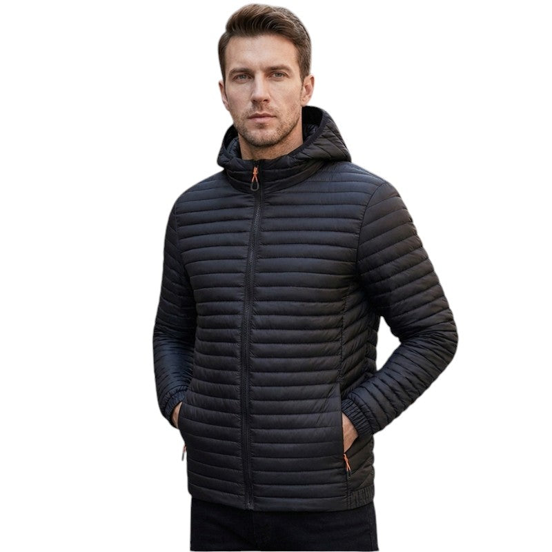 Chaqueta abrigada plumas hombre