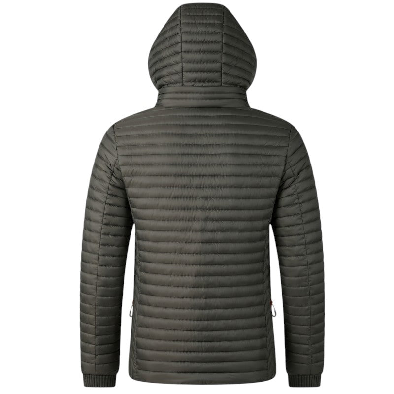 Chaqueta abrigada plumas hombre