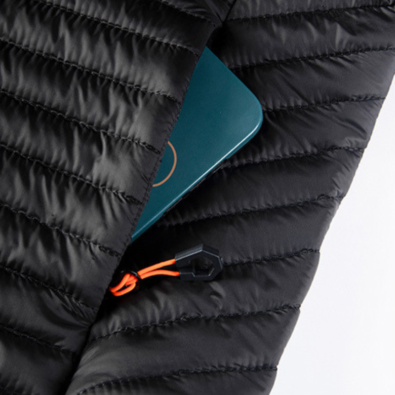 Chaqueta abrigada plumas hombre