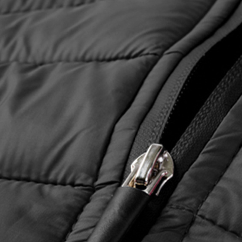 Chaqueta plumas hombre sin capucha