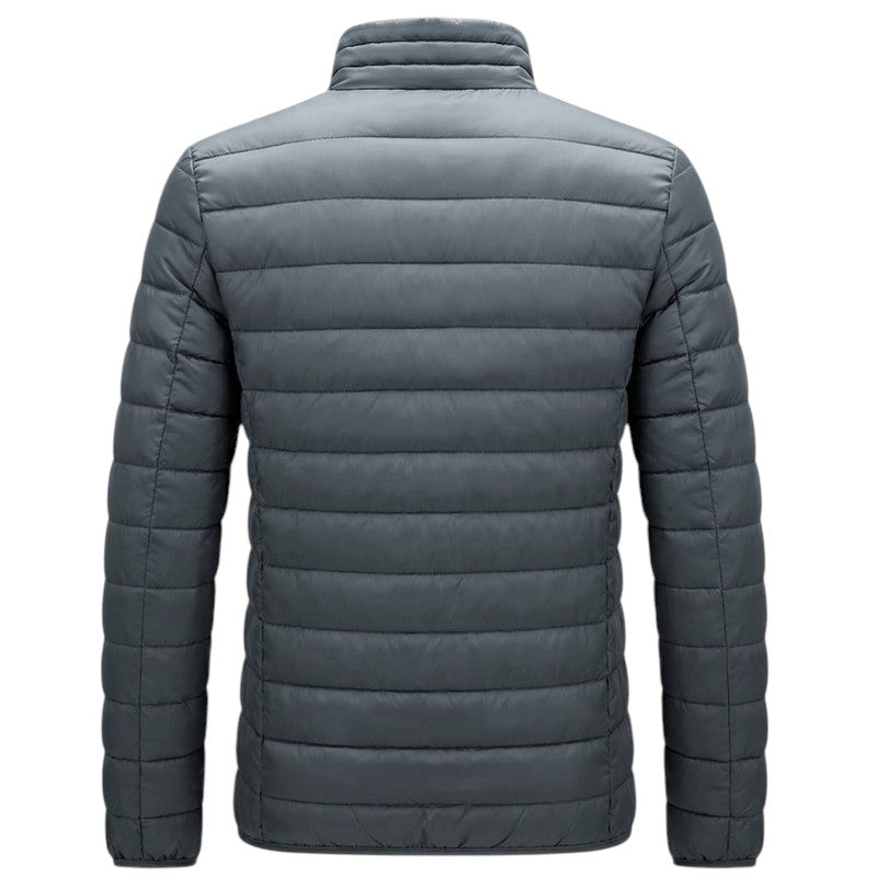 Chaqueta plumas hombre sin capucha
