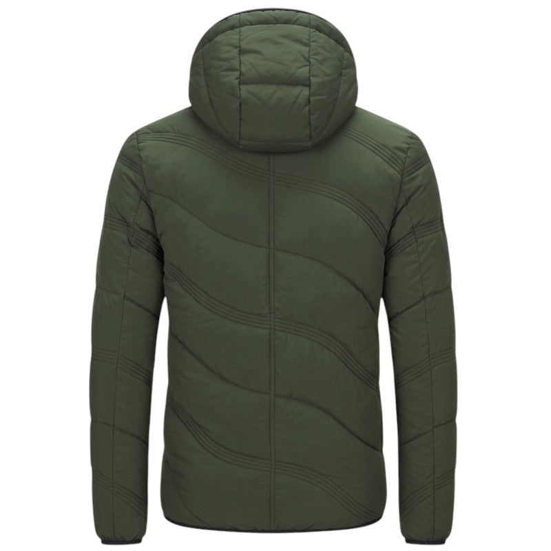 Chaqueta plumas hombre militar