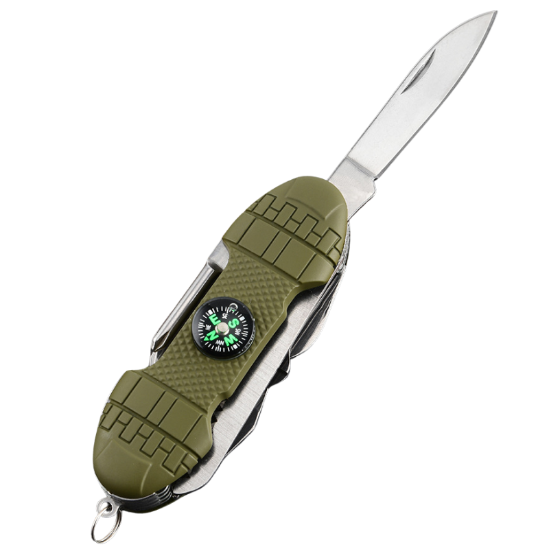 Navaja herramienta multiusos verde