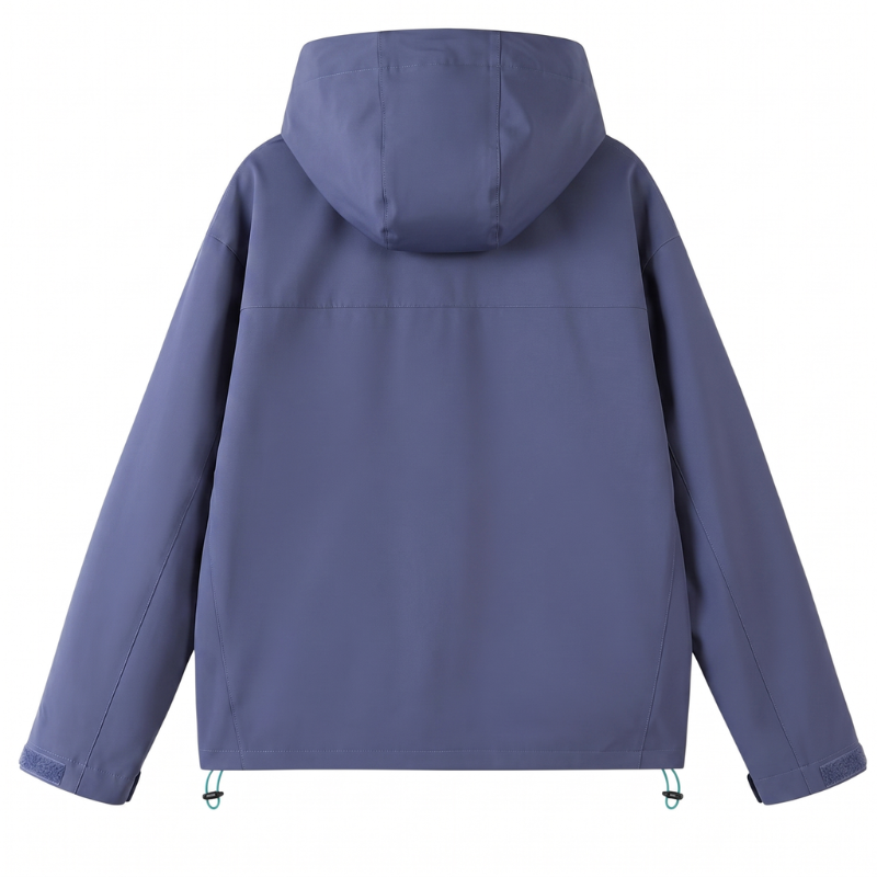 Chaqueta impermeable con capucha mujer