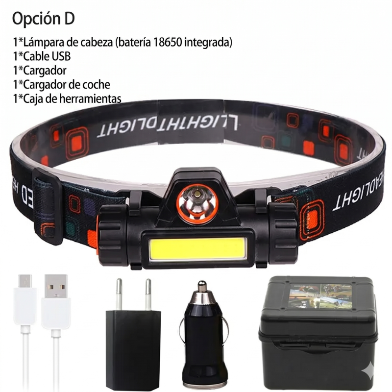 Linterna Frontal Led