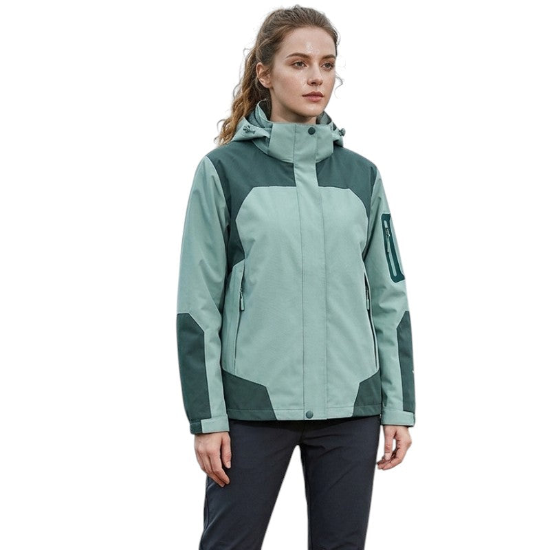 Chaqueta impermeable cortavientos mujer