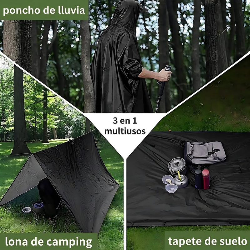 Poncho Impermeable Multifuncional