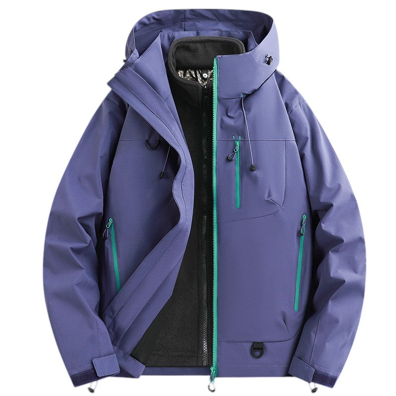 Chaqueta impermeable 3 en 1 mujer
