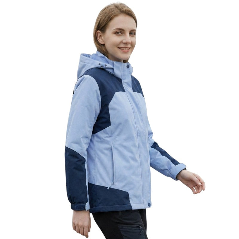 Chaqueta impermeable cortavientos mujer