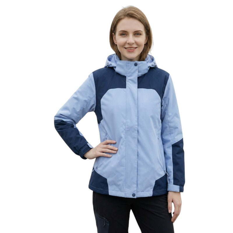 Chaqueta impermeable cortavientos mujer