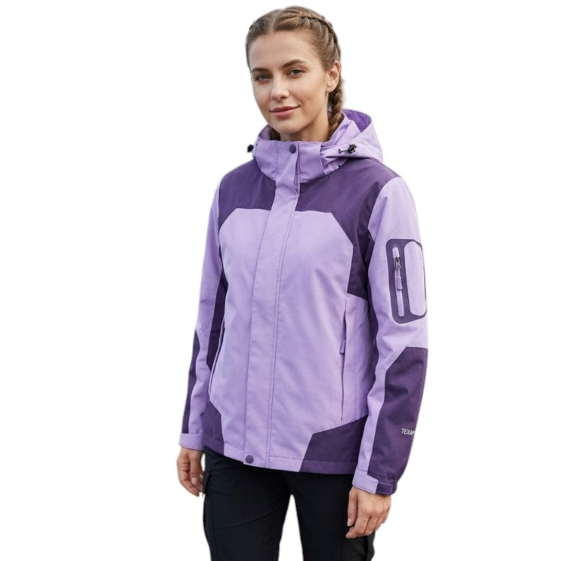Chaqueta impermeable cortavientos mujer