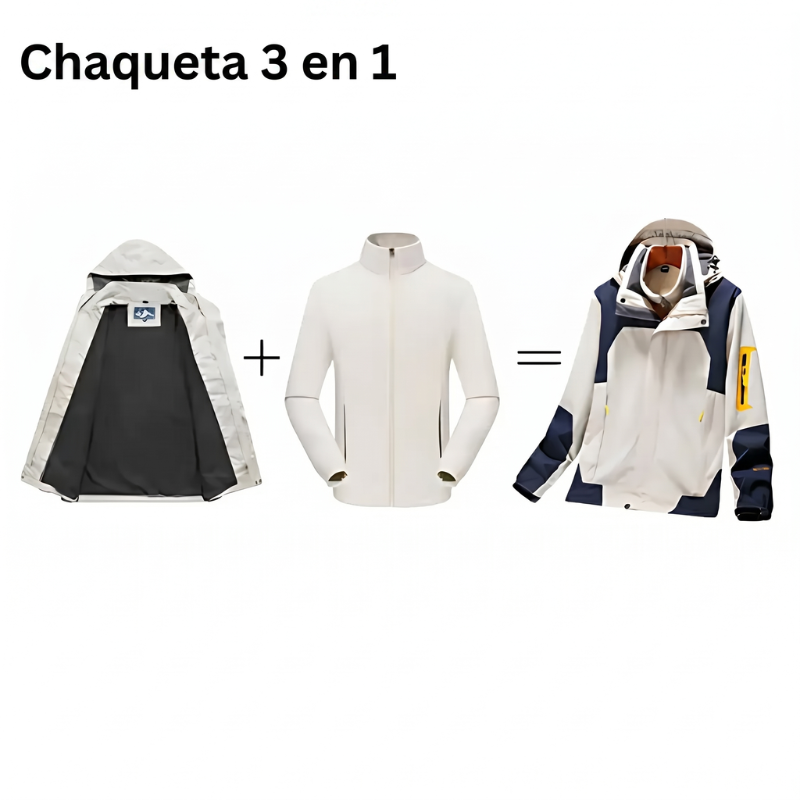 Chaqueta Montaña Mujer 3 en 1