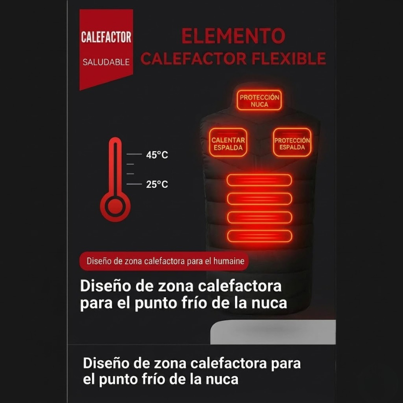 Chaleco Calefactable Esquí